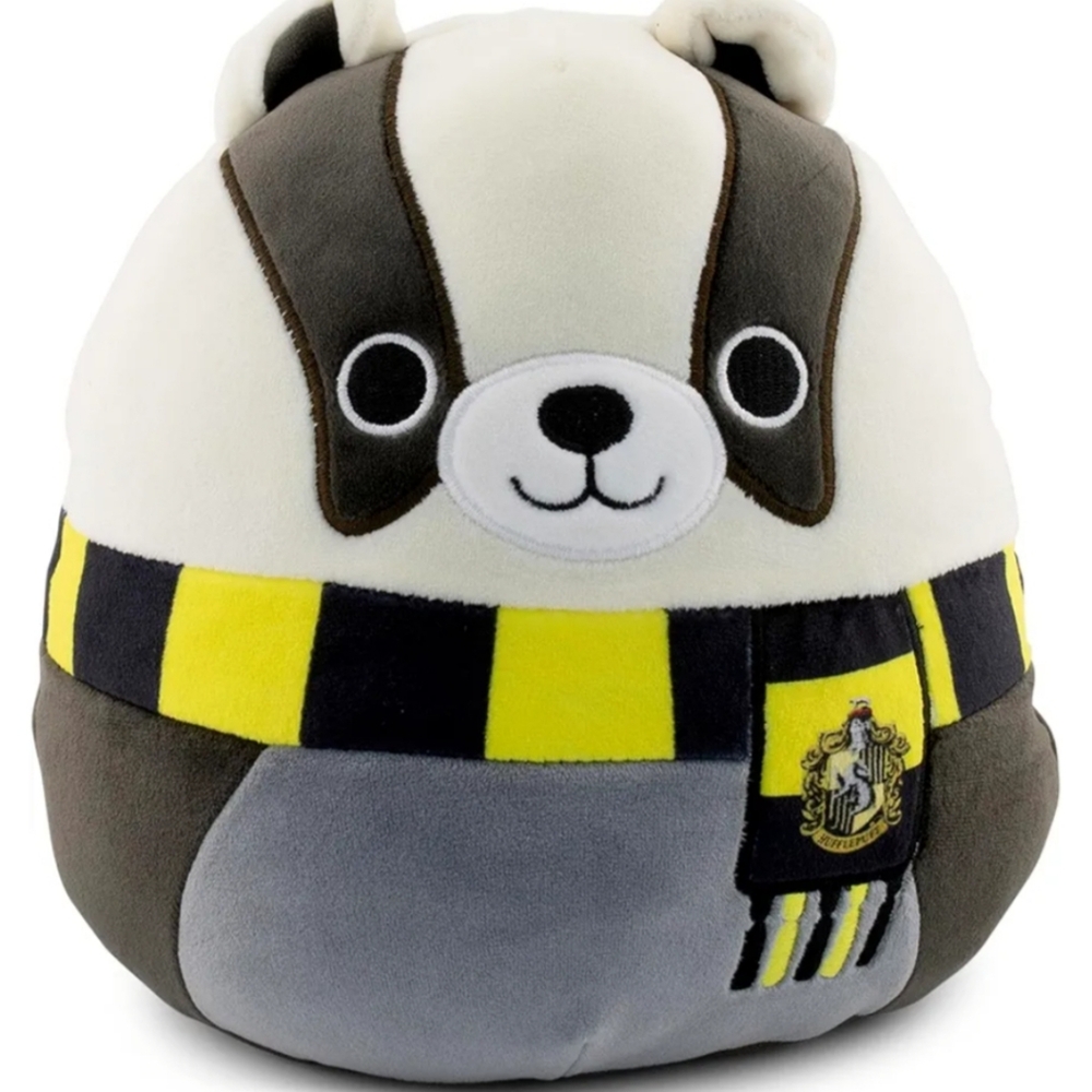 Squishmallows NWT Hufflepuff Badger‎ 10" Harry Potter Plush